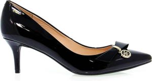 Guess Damespump in lakleer met flake-detail Zwart Dames