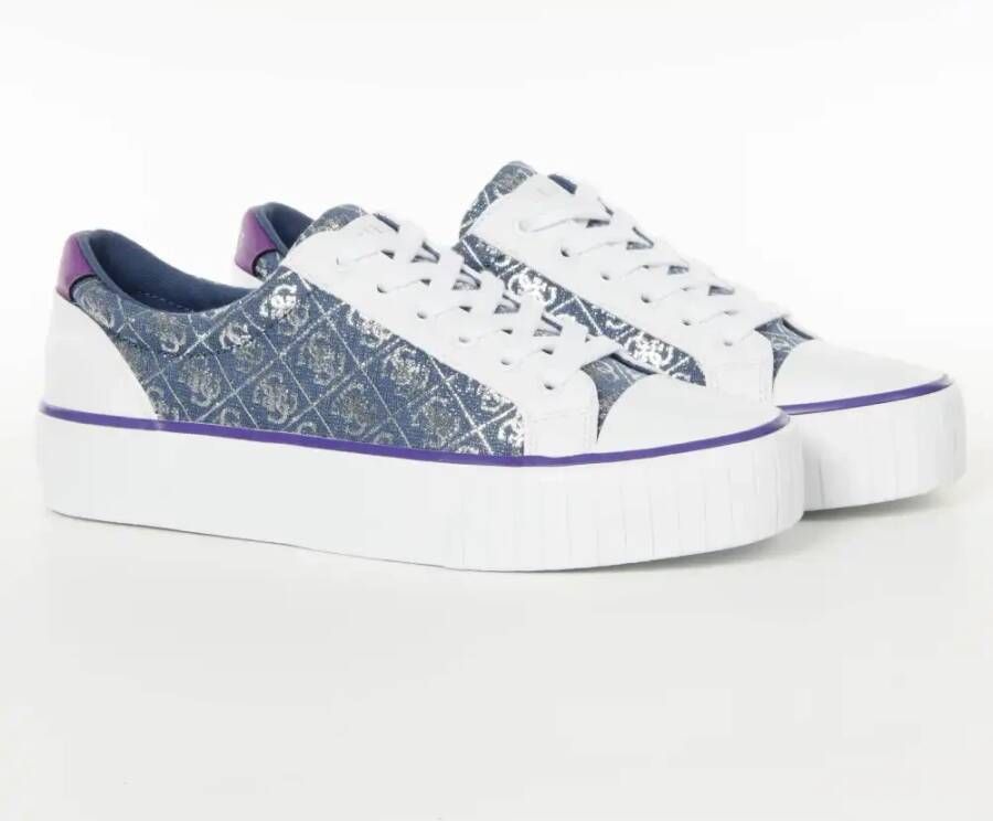 Guess Denim Lage Top Stadsmand Schoenen - Foto 2