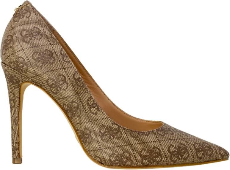 GUESS Piera Pumps High Heels Schoenen Hoge Hak Dames Bruin - Foto 3