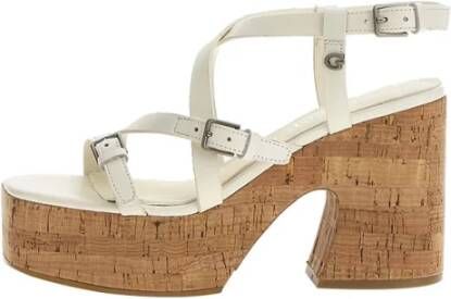 Guess Verhoog je stijl met hoge hak sandalen Beige Dames