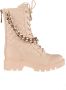 Guess Boots & laarzen Riplei Quilted Biker Boots in crème - Thumbnail 3