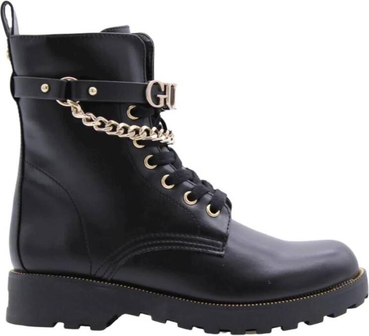 GUESS Nina Veterboots Laarzen Met Veters Dames Zwart - Foto 5