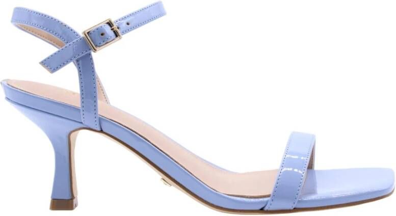 Guess Fallein Hoge Hak Sandalen Blauw Dames