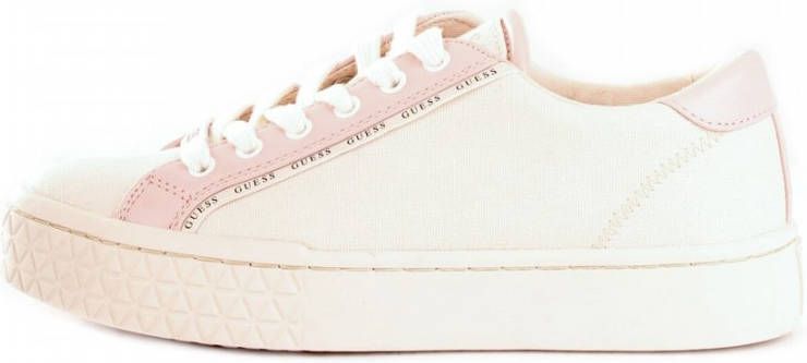 Guess Fl6Pi4Fab12 Witte Sneakers Trendy Model White Dames
