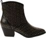 Guess Gestudeerde Texaanse Stijl Laarzen Black Dames - Thumbnail 1