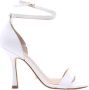 Guess Witte Stiletto Sandalen met Vierkante Neus White Dames - Thumbnail 2