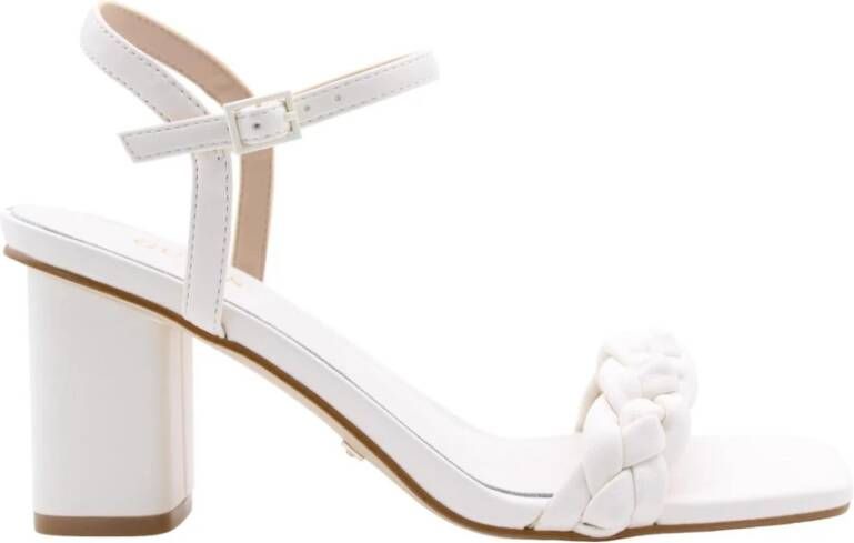 Guess Glamoureuze Elskens Hoge Hak Sandalen White Dames - Foto 6