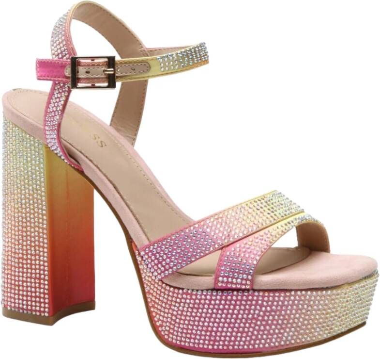 Guess Glamoureuze hoge hakken sandalen Roze Dames - Foto 15
