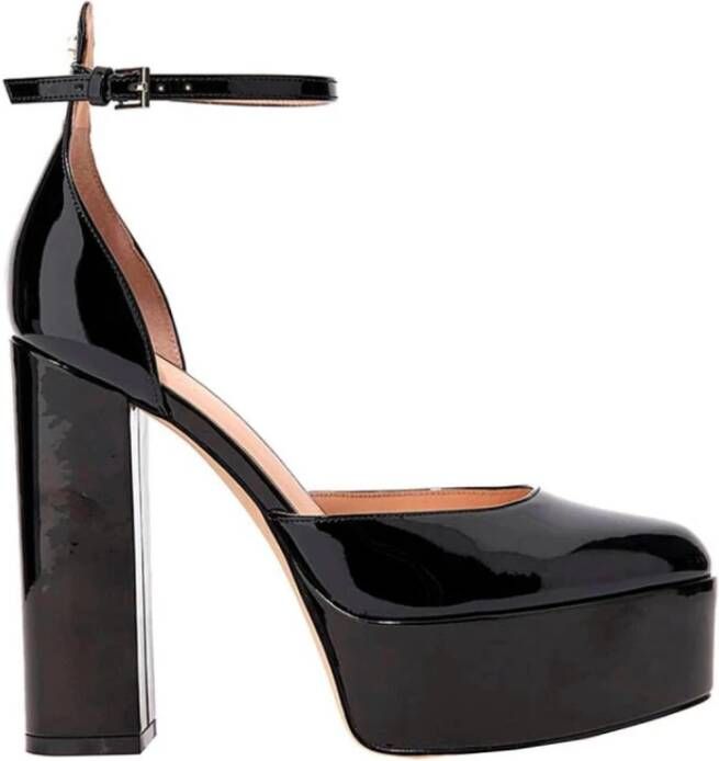 Guess Glanzende lakpumps voor fashionista`s Black Dames