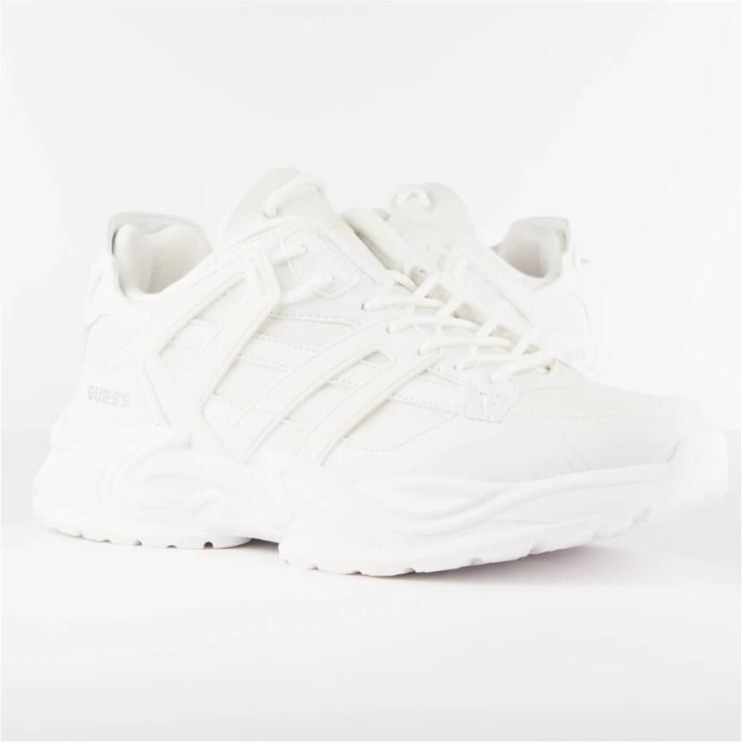 Guess Sneakers met vetersluiting en labeldetail model 'BELLUNO LOW' - Foto 3