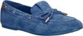 Guess Loafers van echt leer Model 'Aisha' - Blauw