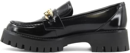 Guess Zwarte Effen Instap Rubberen Schoenen Black Dames - Foto 6