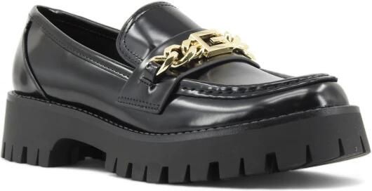 Guess Zwarte Effen Instap Rubberen Schoenen Black Dames - Foto 5