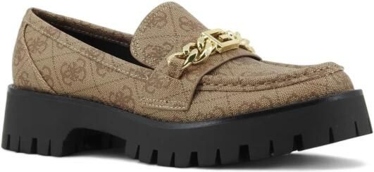 Guess Mocassins ALMOSTY BEIGE BROWN FLTALM FAL14 - Foto 2