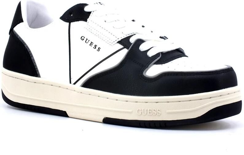Guess Zwarte Leren Sneakers voor Heren Black Heren - Foto 2