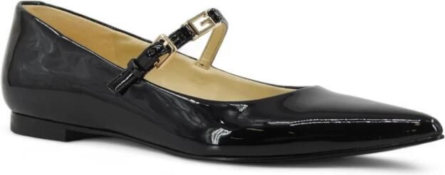 Guess Spits toelopende ballerina's met labeldetail model 'DANNEL'