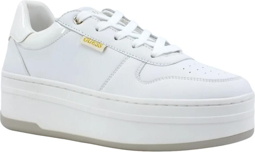 Guess Witte Leren Sneakers voor Dames White Dames - Foto 2