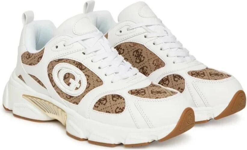 Guess Beige Bruine Sneakers met stijl ibitha2 - Foto 2