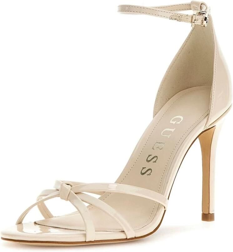 Guess Beige Hoge Hak Open Teen Schoenen