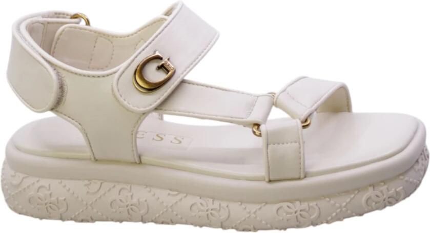 GUESS Alibi Vrouwen Platform Sandalen Beige FLJLANELE03-CREAM