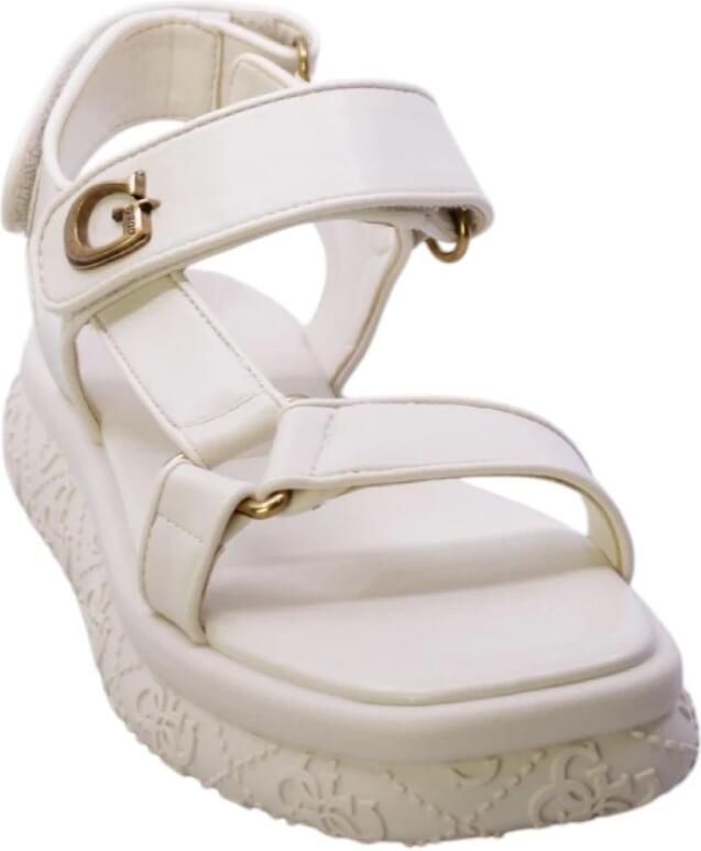 GUESS Alibi Vrouwen Platform Sandalen Beige FLJLANELE03-CREAM - Foto 3