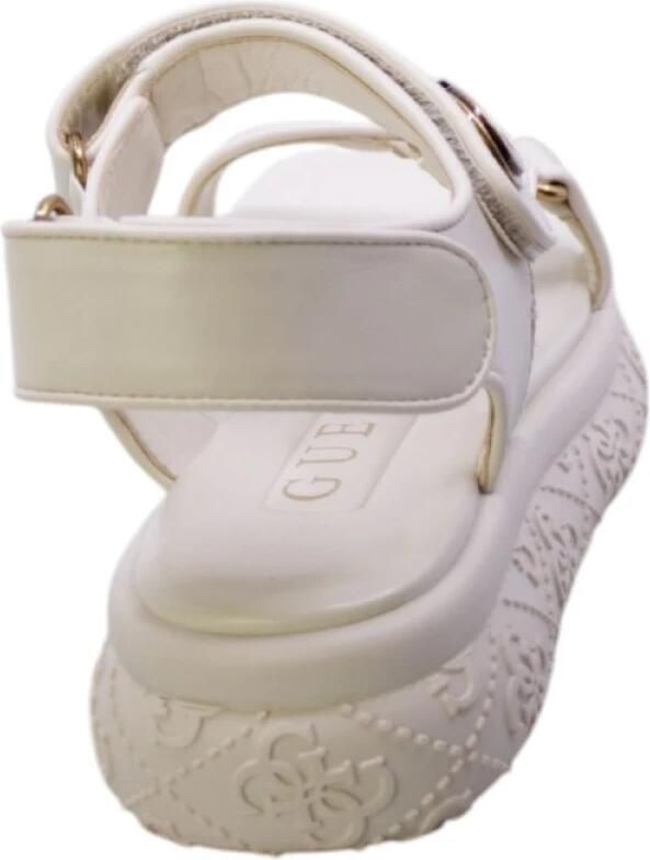 GUESS Alibi Vrouwen Platform Sandalen Beige FLJLANELE03-CREAM - Foto 4