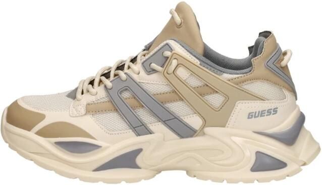Guess Belluna Lage Sneakers Beige Grijs Bruin Beige Dames - Foto 3