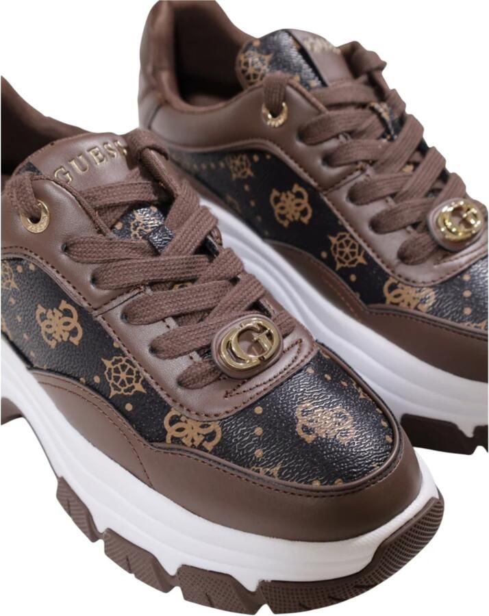 GUESS Sneakers laag 'Berrett2' bruin zwart - Foto 6