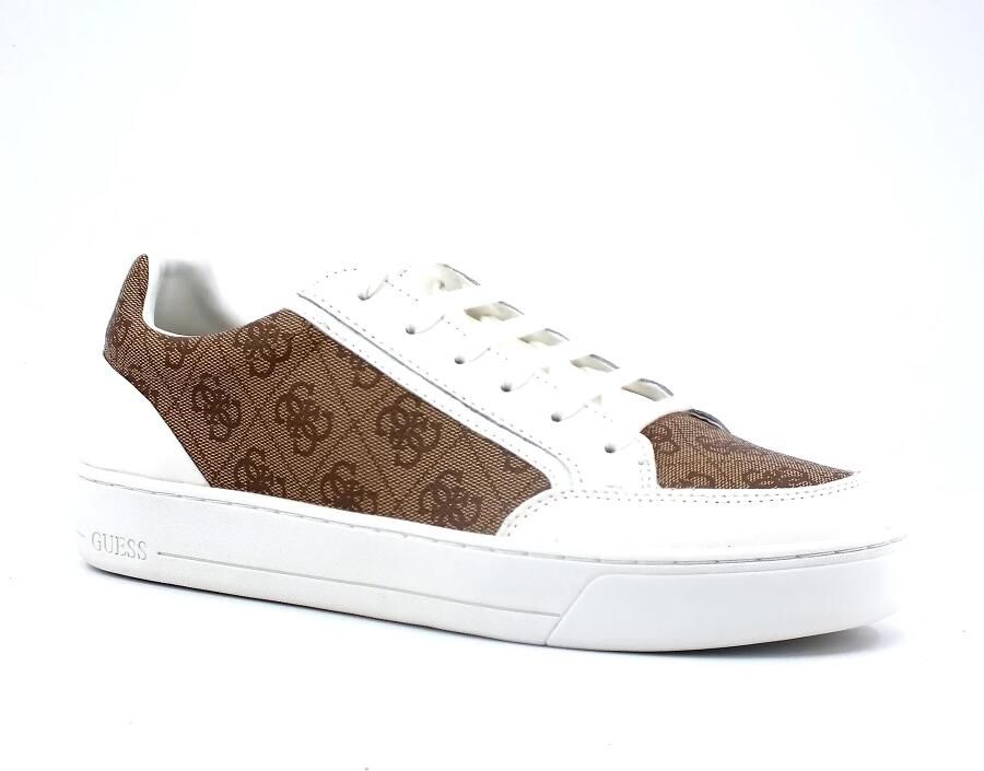 Guess Beige Casual Synthetische Sneakers met 3cm Rubberen Zool Beige Heren