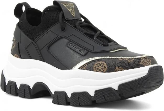 Guess Sneakers met logo print van stof en eco-leer - Foto 2