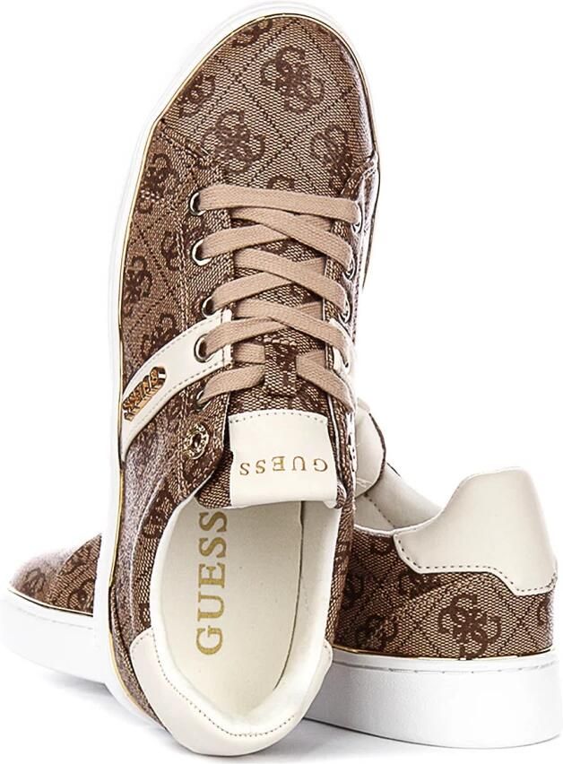 GUESS Dames Sneaker Bruin FLFBTZFAL12 BEI Britz - Foto 7
