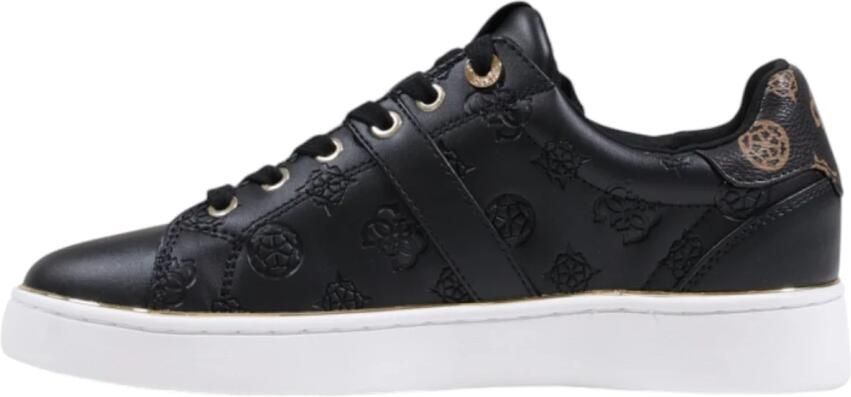 Guess Zwart Gouden Casual Sneakers met Veters - Foto 8