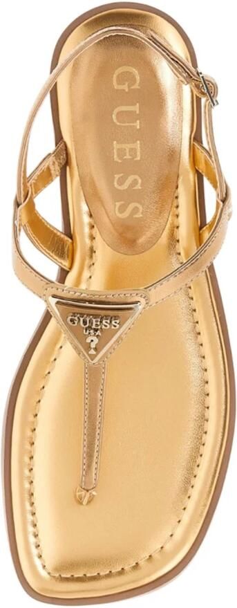 Guess Zomer Dames Sandalen in Polyurethaan Yellow Dames - Foto 2