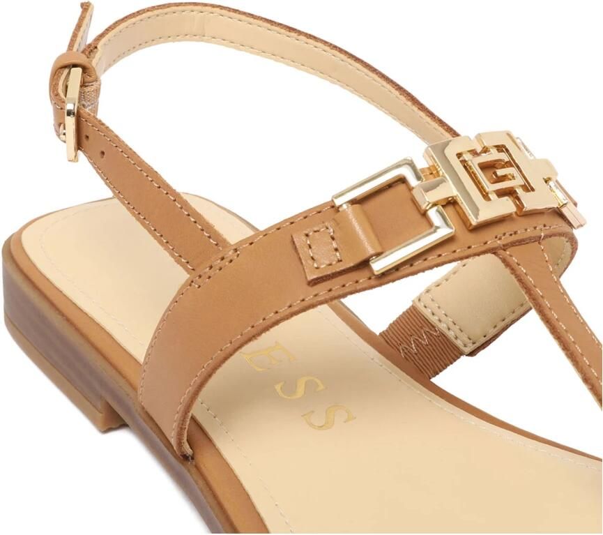 Guess Bruin Leren Flip Flop Sandalen - Foto 2