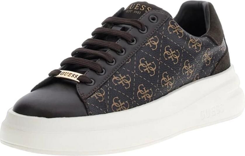 Guess Bruine Casual Synthetische Sneakers met 4cm Rubberen Zool - Foto 2