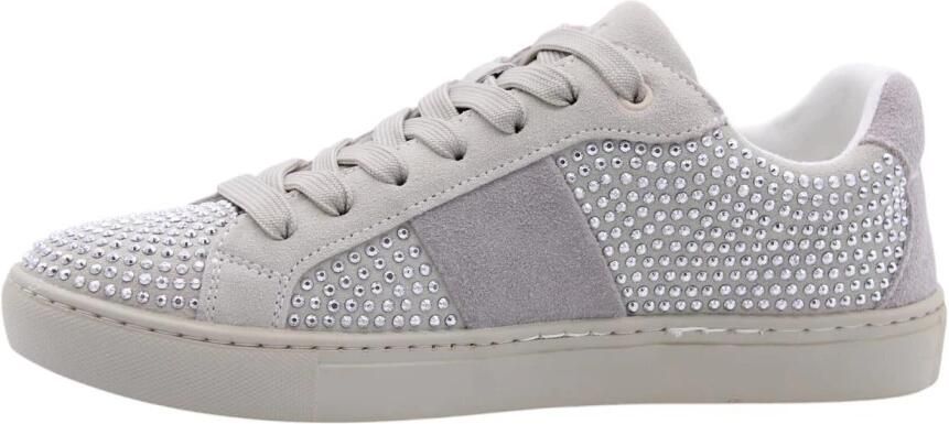 GUESS Toda suède sneakers met studs grijs - Foto 3