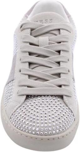 GUESS Toda suède sneakers met studs grijs - Foto 4