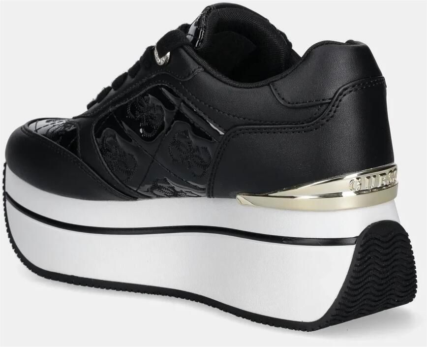 Guess Moderne platform sneakers met metalen inzetstukken - Foto 2