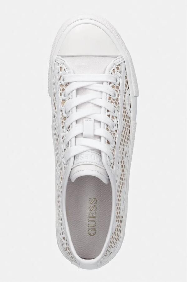 Guess sneakers met logodetail model 'Carey' - Foto 4