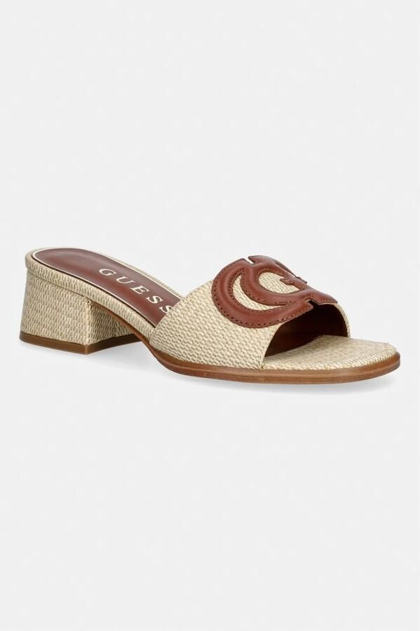 Guess Sandaaltjes van leermix in bastlook model 'CERINNA2' - Foto 4