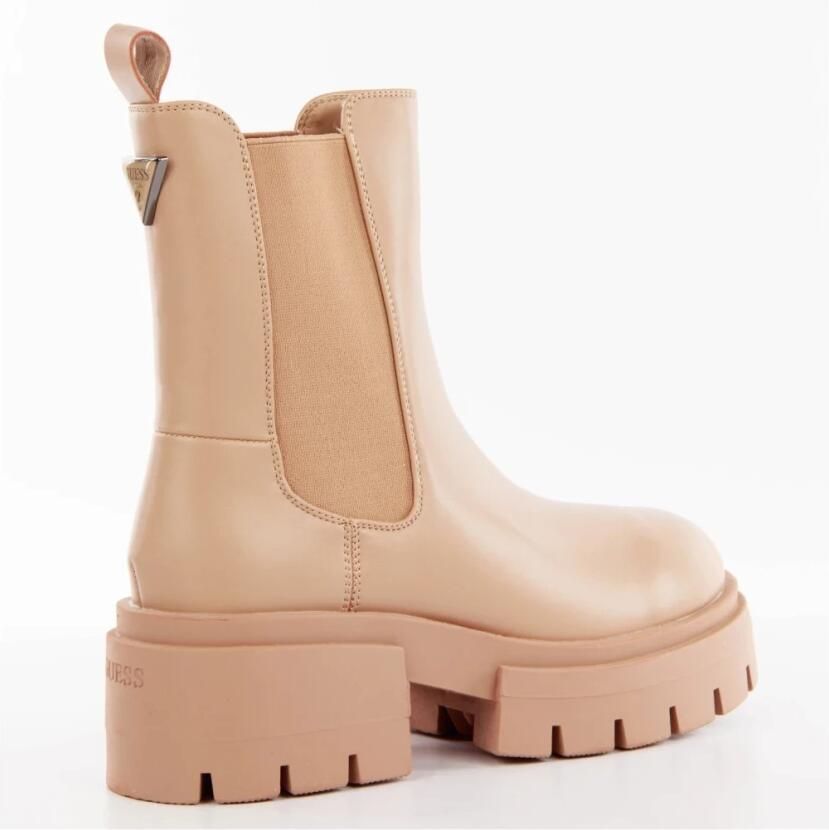 Guess Beige Charlotte Enkellaarzen voor vrouwen - Foto 3