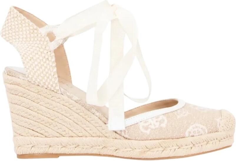 Guess Sandalen met hak Cyrena in beige