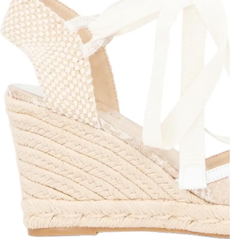 Guess Sandalen met hak Cyrena in beige - Foto 2