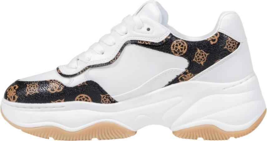 GUESS Slip-On Sporty Lace-Up Sneakers Wo White - Foto 4