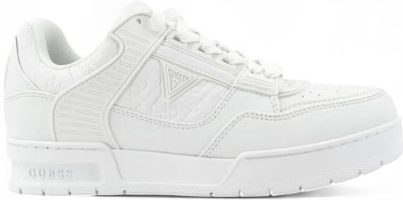 Guess Witte Veterschoenen met Rubberen Zool White Dames - Foto 3