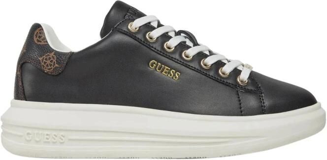 Guess Zwarte Rubberen Sneakers met Veters voor Vrouwen Black Dames - Foto 2