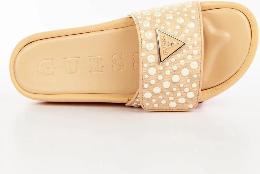 GUESS damesslippers FLGCANFAB19 comfort stijl beige - Foto 2