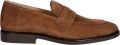 Guess Driftkin Mocassin Van Echt Leer - Bruin