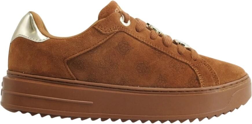 Guess Duena Echtleren Sneakers