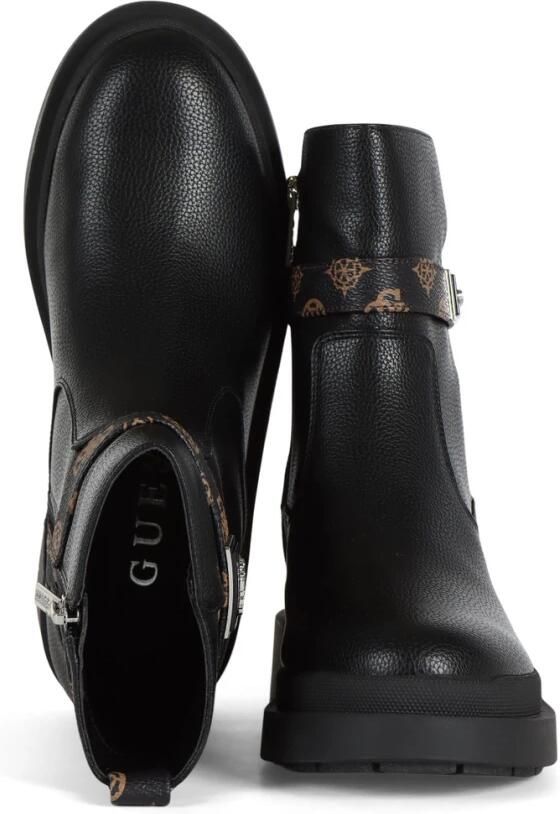 Guess Eco-leren Enkelboot met Logoplaat - Foto 5